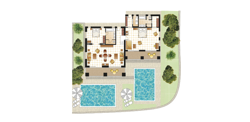 palazzina-villa-with-two-private-pools-first-row-floorplan